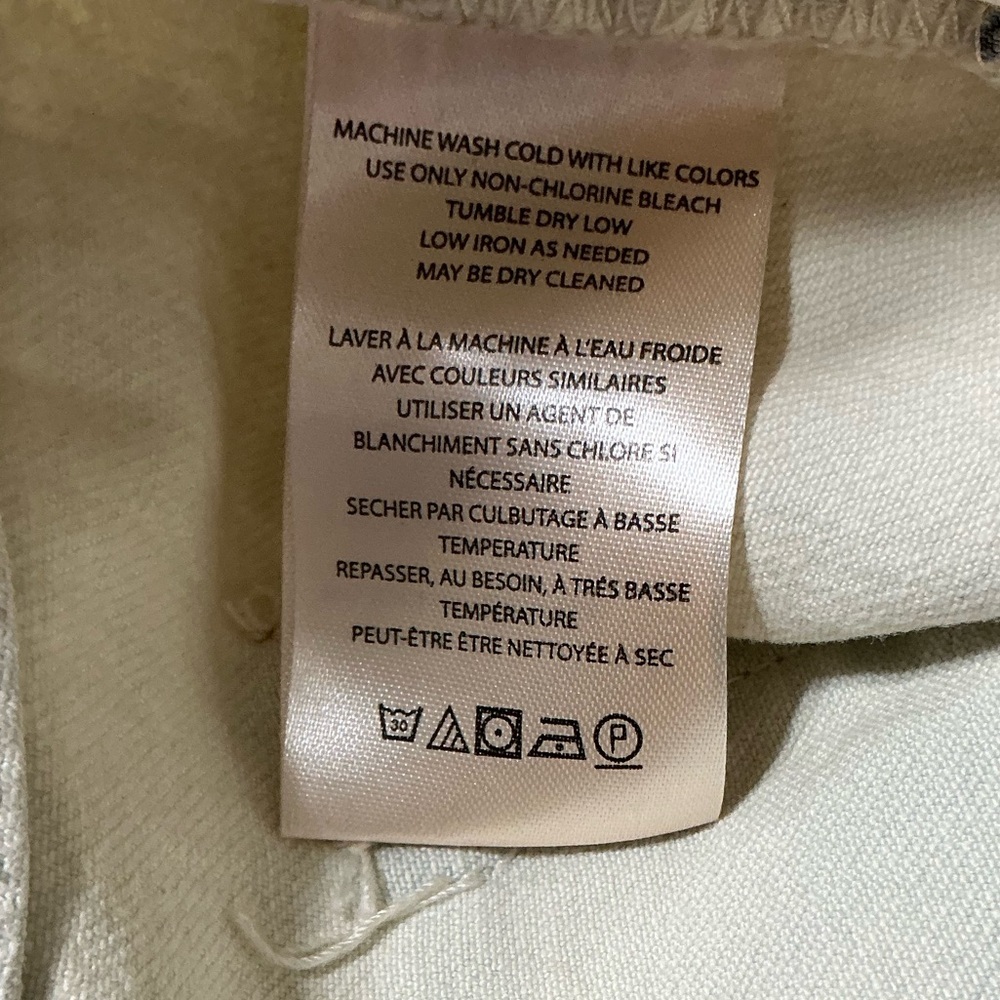 PILCRO Anthropologie Destroyed Mid-Rise Slim Boyfriend Jeans Light Wash Sz 27 - Picture 14 of 15